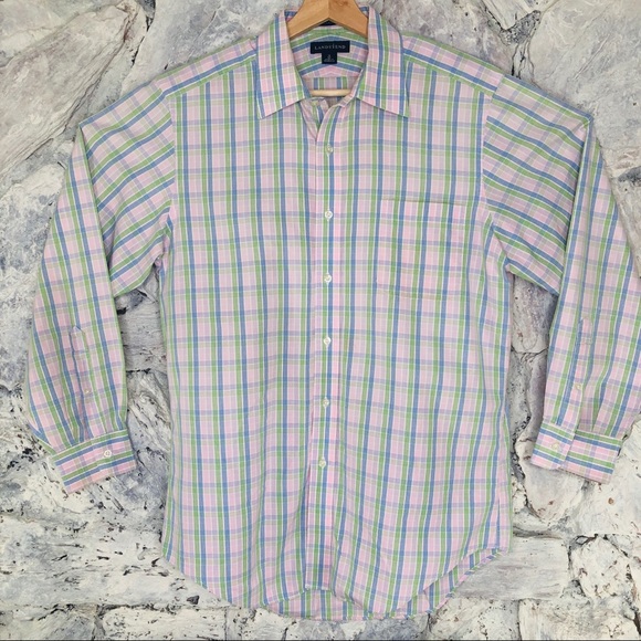 Lands End Super Fine 2-ply Button Down Long Sl. 16 - Picture 3 of 8